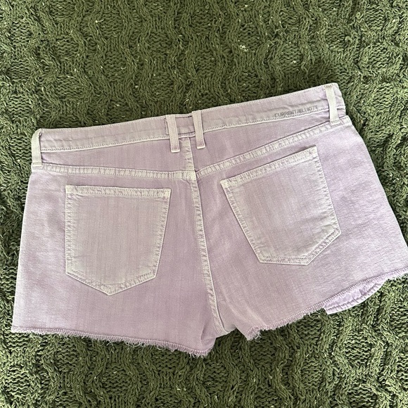 Current/Elliott The Boyfriend Short Low Rise Lavender Size 29 Like New - Picture 8 of 10
